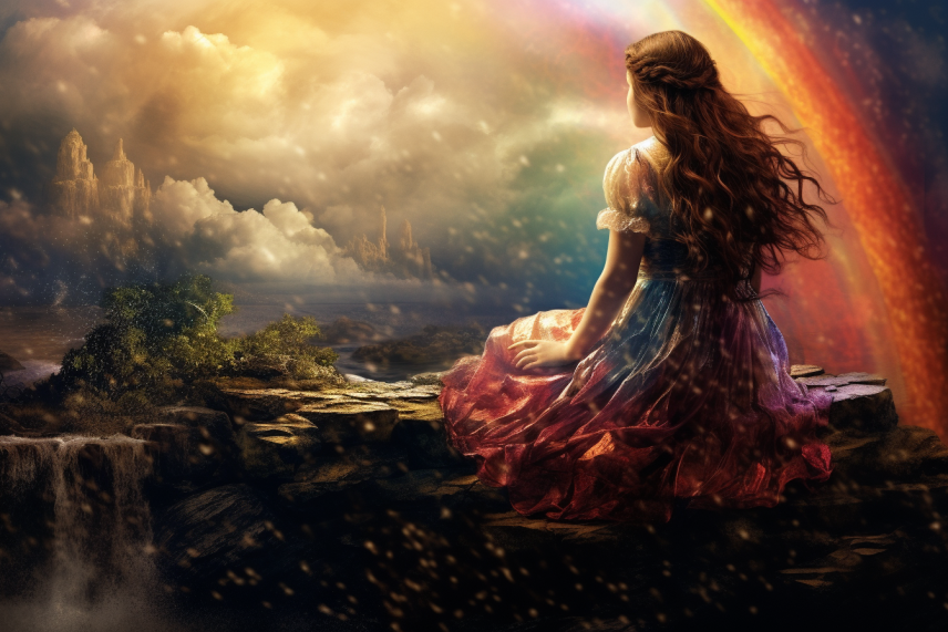 Rainbows on Her Eyelashes