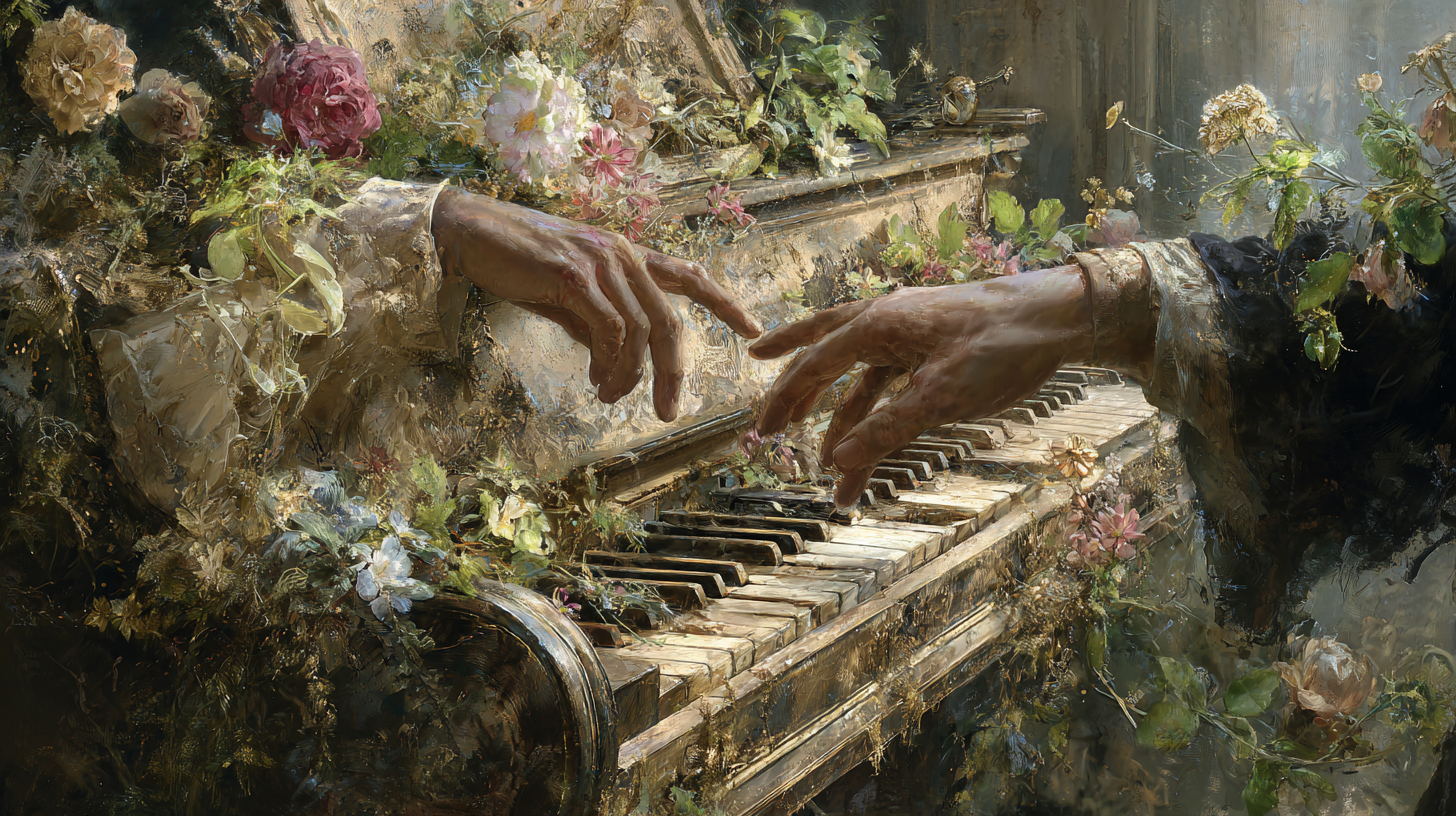 Illustration (decorative only) for the poem in this post.